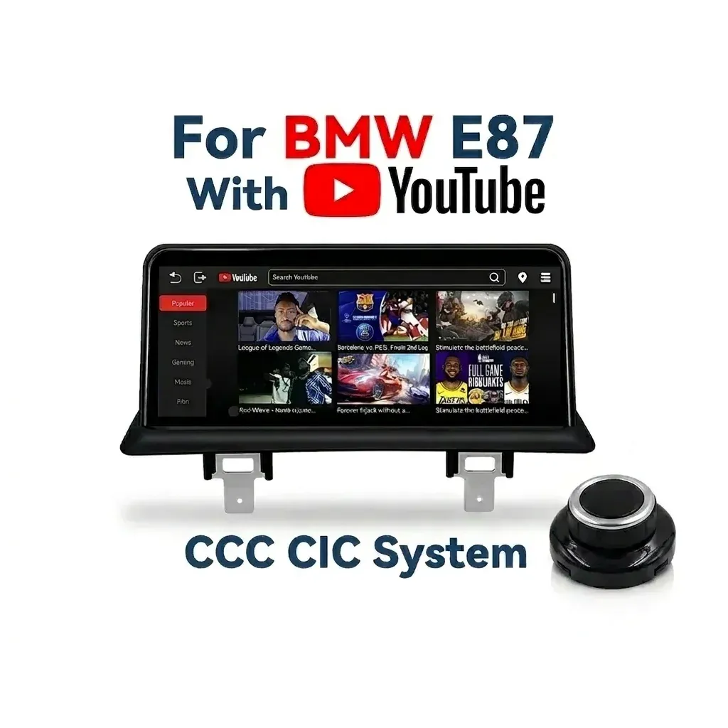 BONROAD 10.25-Inch Wireless CarPlay Display for BMW 1 Series E87/E81/E82/E88
